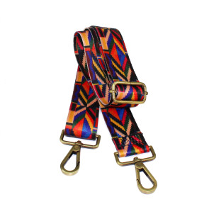 Patterned Bag Strap - Antique