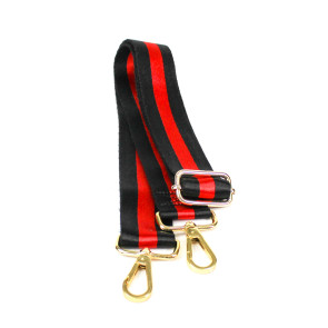 Striped Bag Strap - Gold
